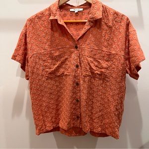 Madewell Daisy Embroidered Portside Eyelet Too